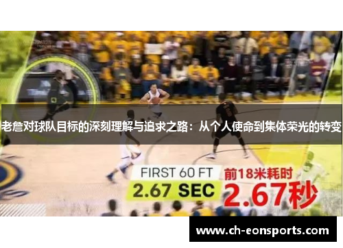 老詹对球队目标的深刻理解与追求之路：从个人使命到集体荣光的转变
