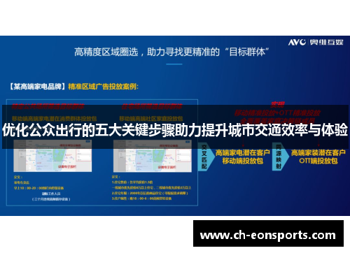 优化公众出行的五大关键步骤助力提升城市交通效率与体验