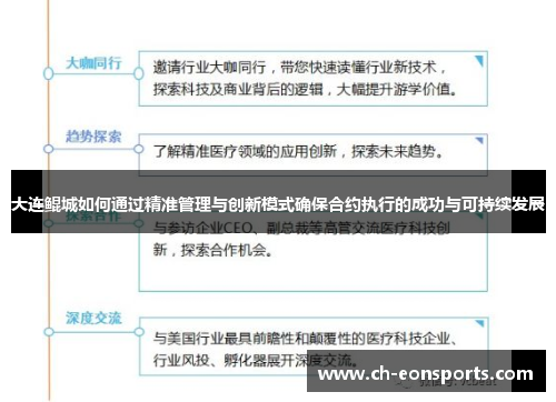 大连鲲城如何通过精准管理与创新模式确保合约执行的成功与可持续发展 大连鲲城如何通过精准管理与创新模式确保合约执行的成功与可持续发展
